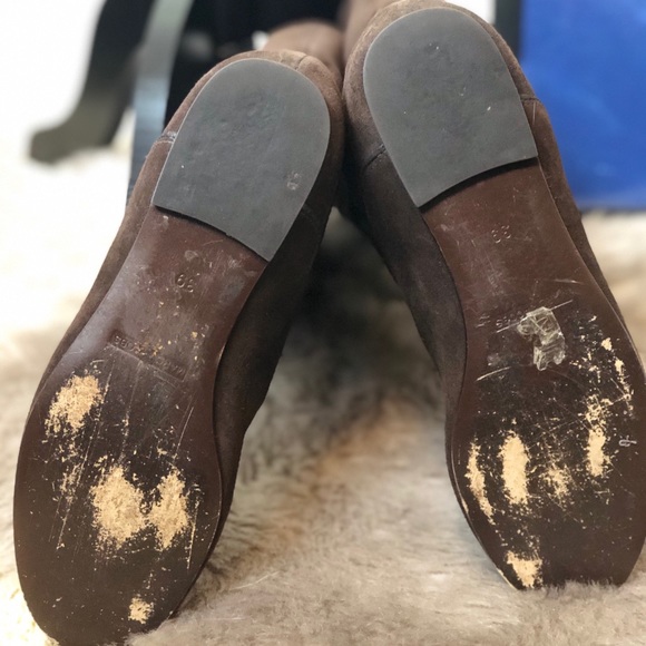 Marc Jacobs Suede Boots W Scallop Detail Sz 39 - Picture 6 of 6